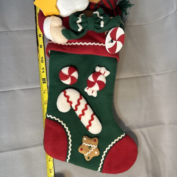 Prima Creations Holiday Christmas 19" Stocking Santa Claus Reindeer Decor - Picture 7 of 8